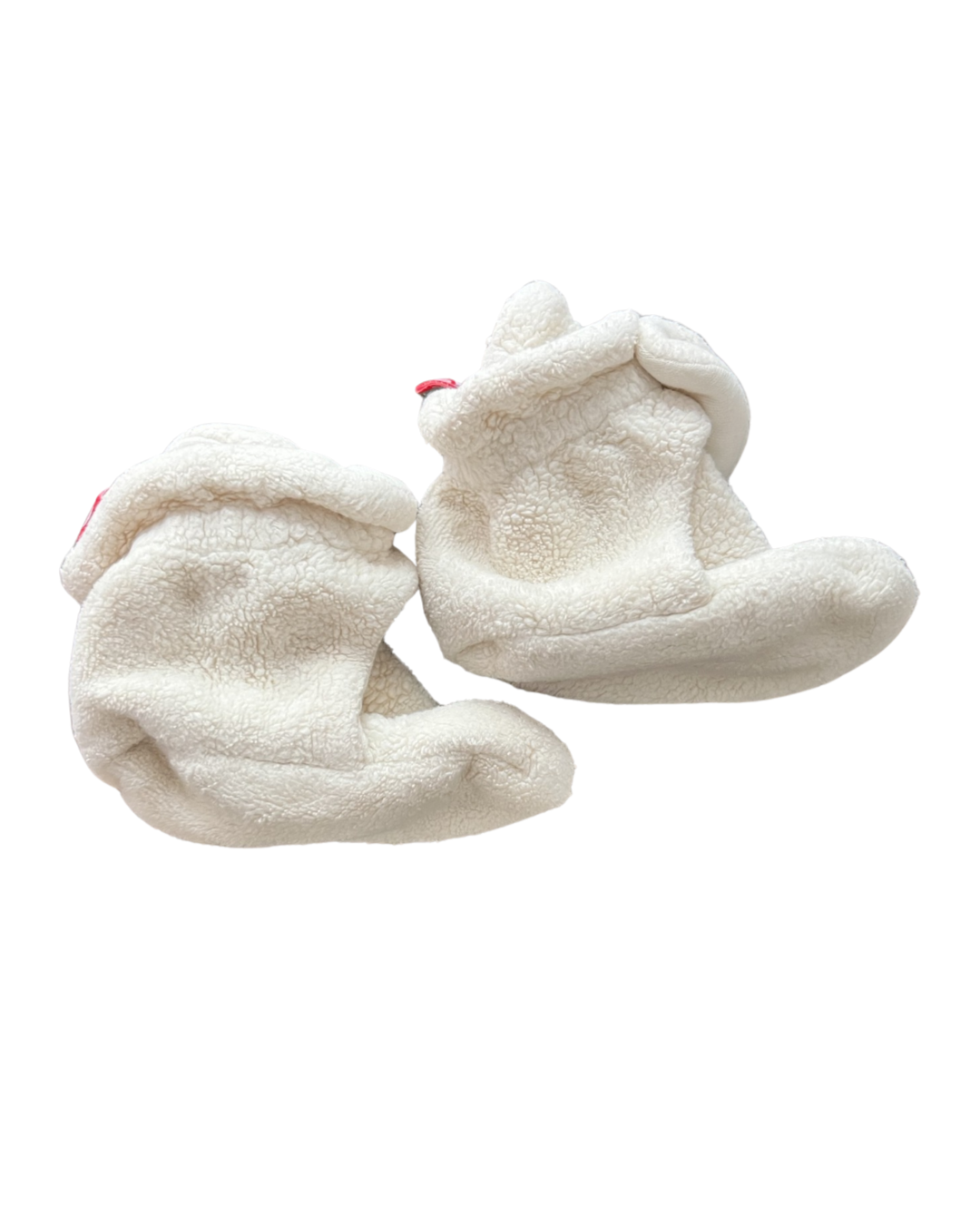 6-12M Baby Boy / Girl Cream Zutano Booties Slippers