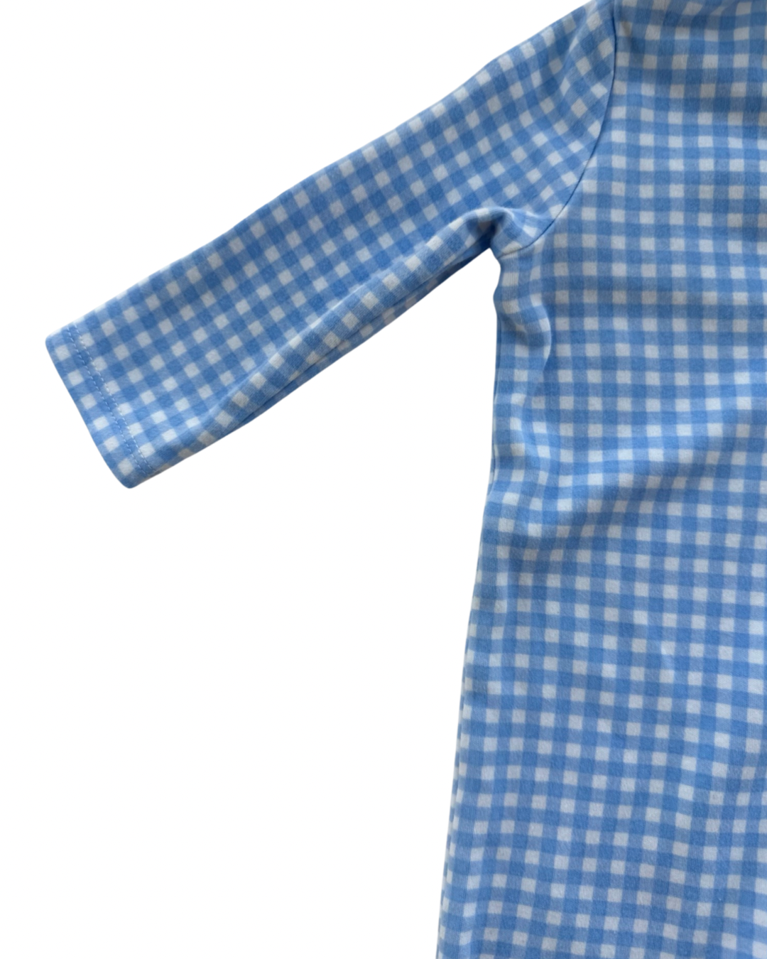 9M Baby Boy Crown & Ivy Blue Gingham Smocked Romper
