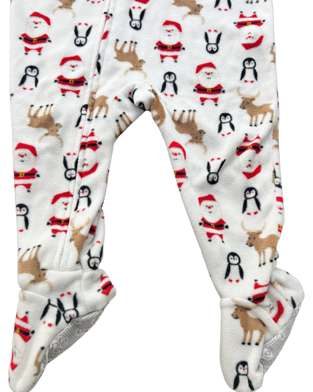 12M Baby Boy Carters Fleece Santa Christmas PJs