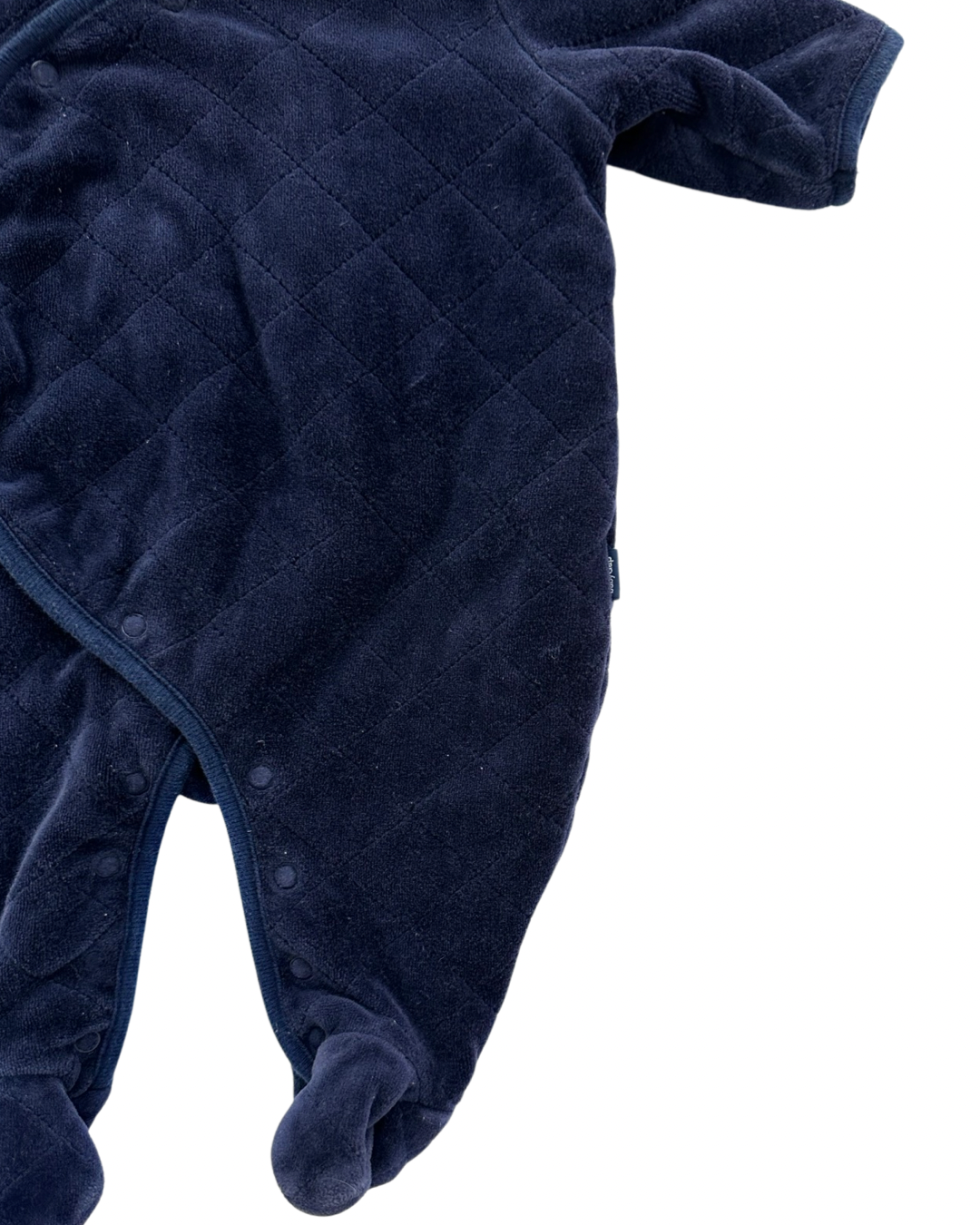 0-3M Baby Boy Baby Gap Navy Quilted Bear Pram