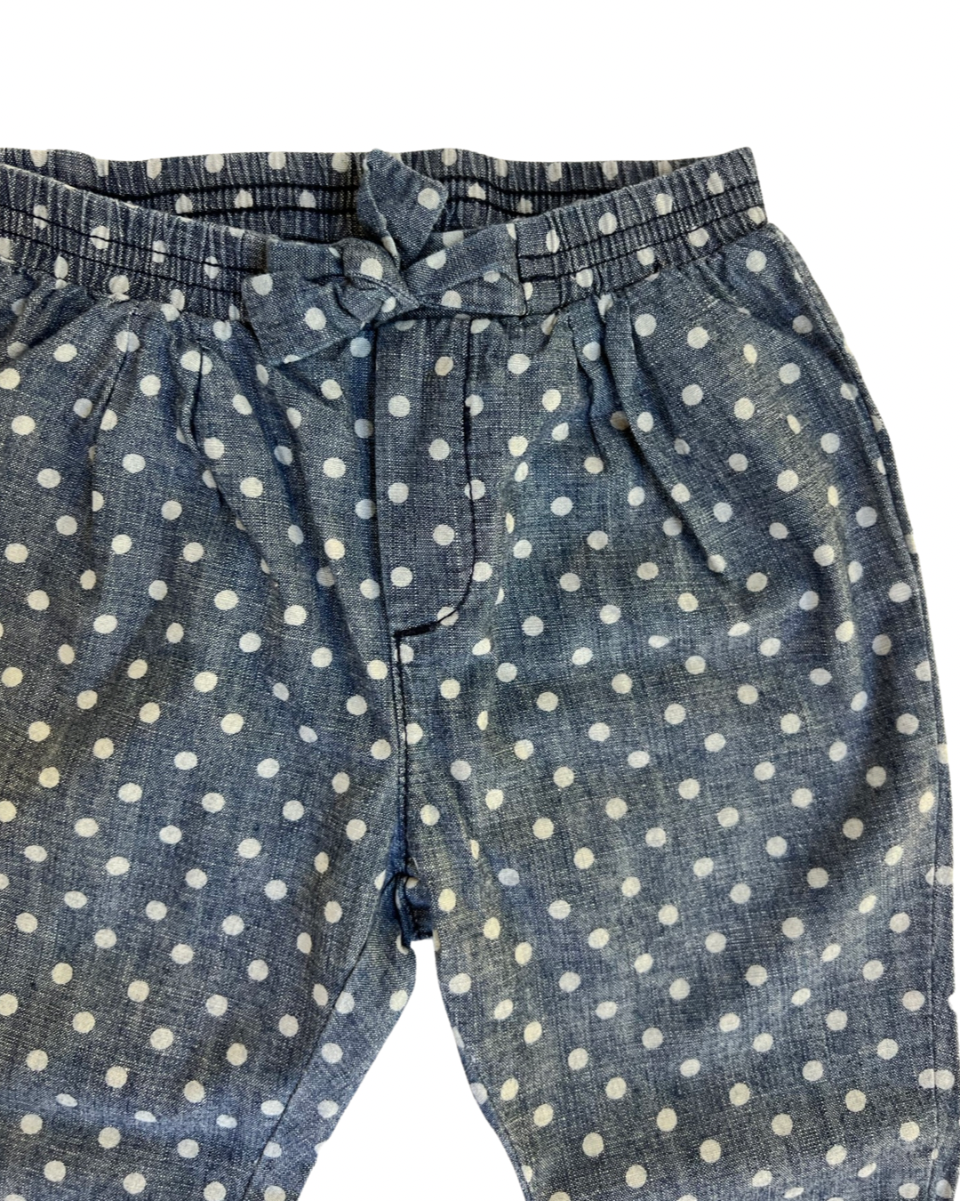 6-12M Baby Girl Baby Gap Polka Dot Chambray Pants