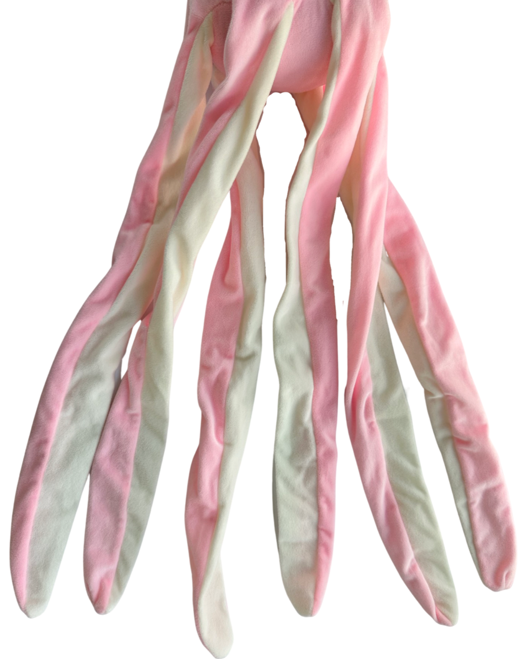 Large 38” Plush Pink Octopus with Crinkle Noise Tentacles