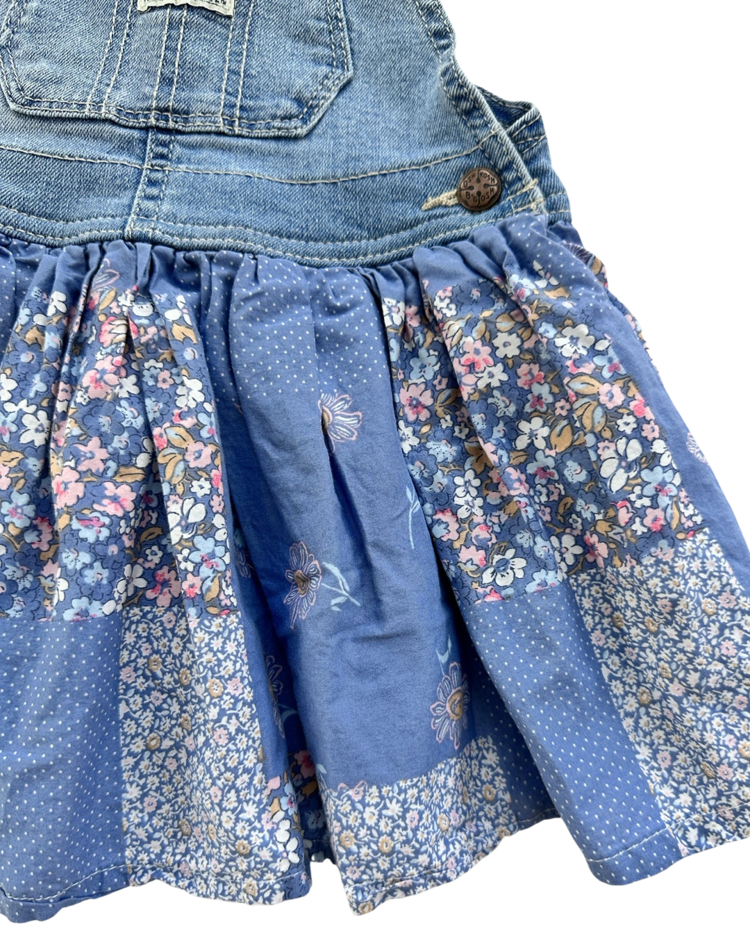 24M Baby Girl OshKosh B’Gosh Jean Overall Dress