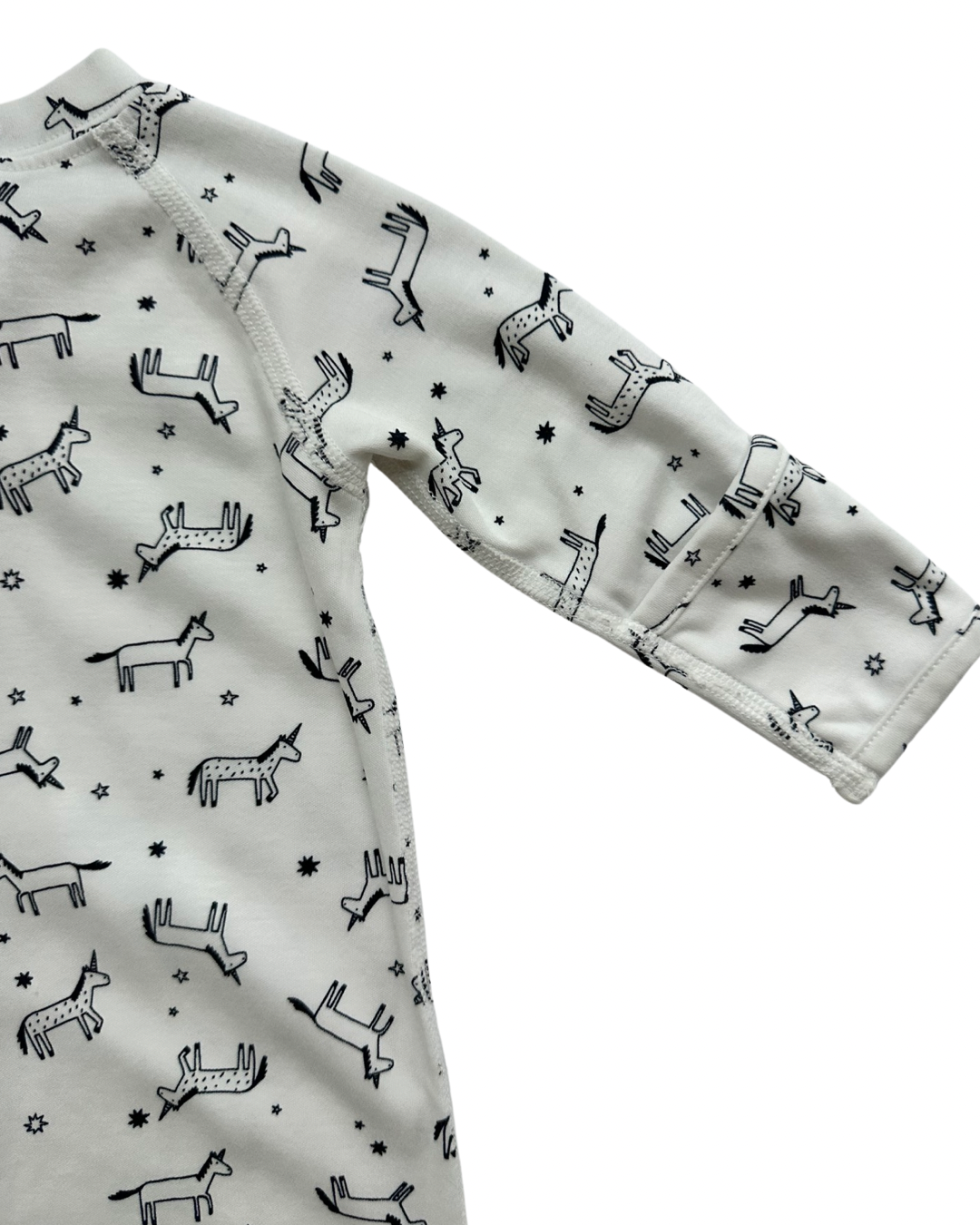 0-3M Baby Girl Hanna Andersson Unicorn Sleeper PJs