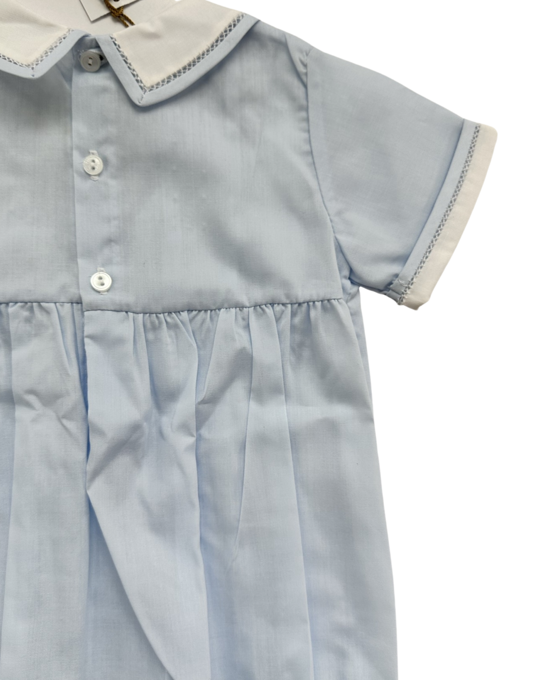 3M Baby Boy Feltman Brothers Blue Romper