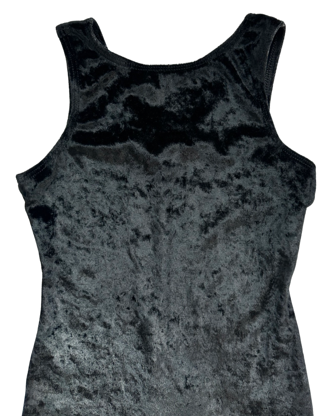 6X Girls / Youth Girl Size 7 Black Velvet Danskin Gymnastic Unitard