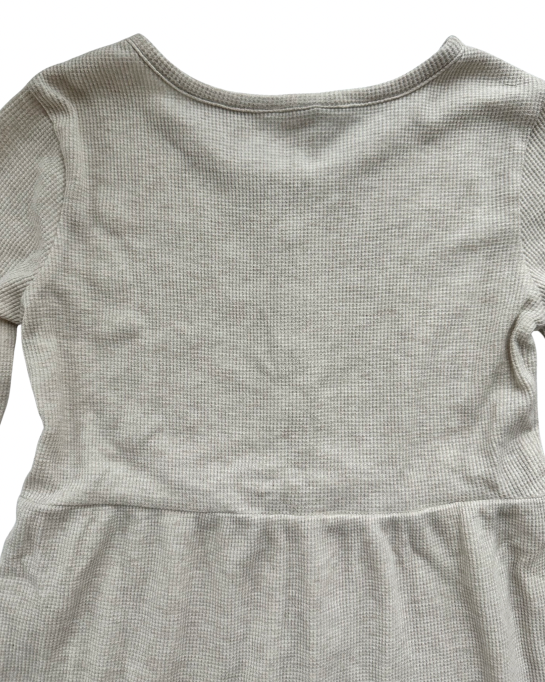 Girls L Size 10/12 Old Navy Waffle Knit Long Sleeve Dress