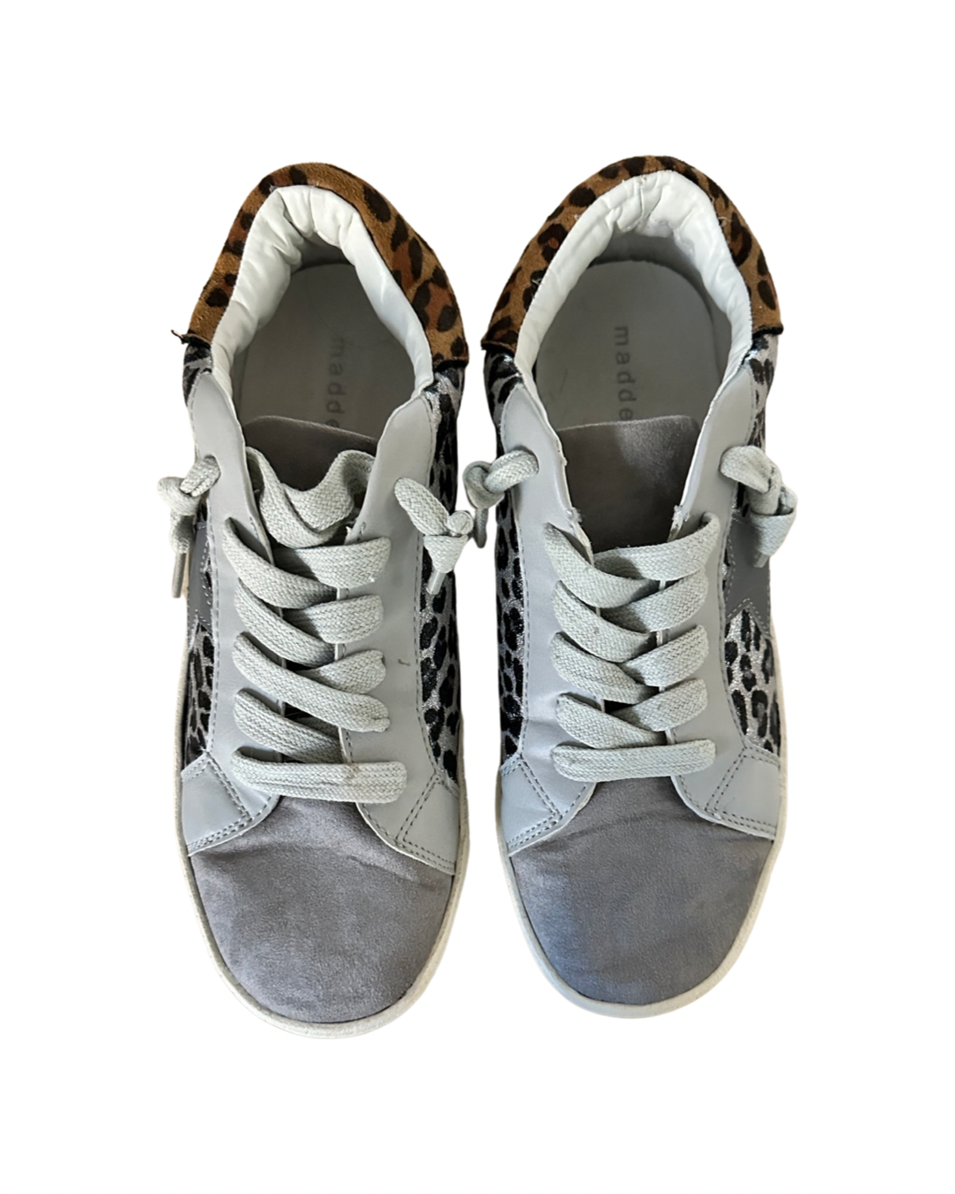 Madden Girl Women’s Size 7M Larrk Leopard Star Slip-on Shoes