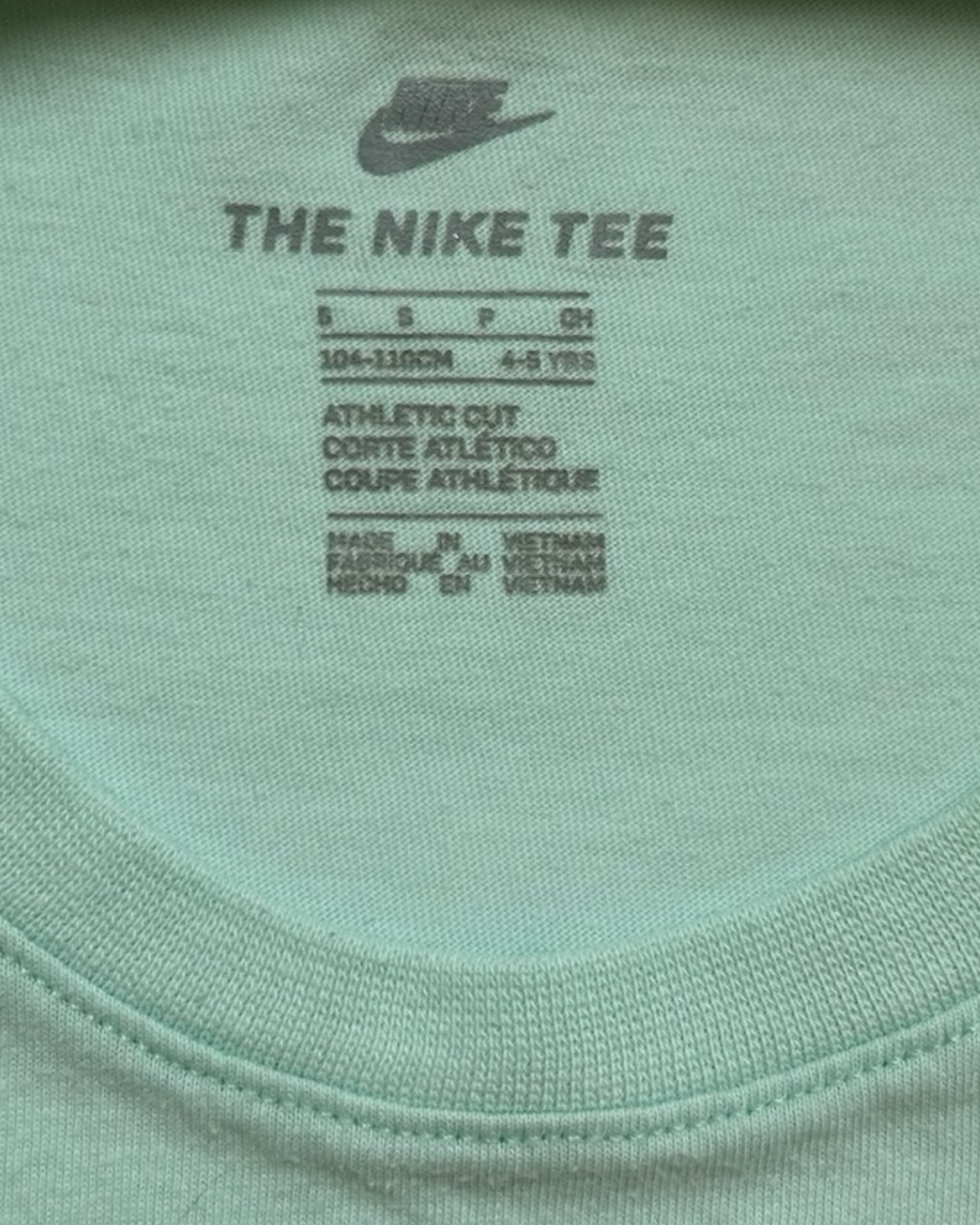 S (4-5 Years) Girls / Boys Unisex The Nike Tee DRI-FIT Short Sleeve Top T-Shirt