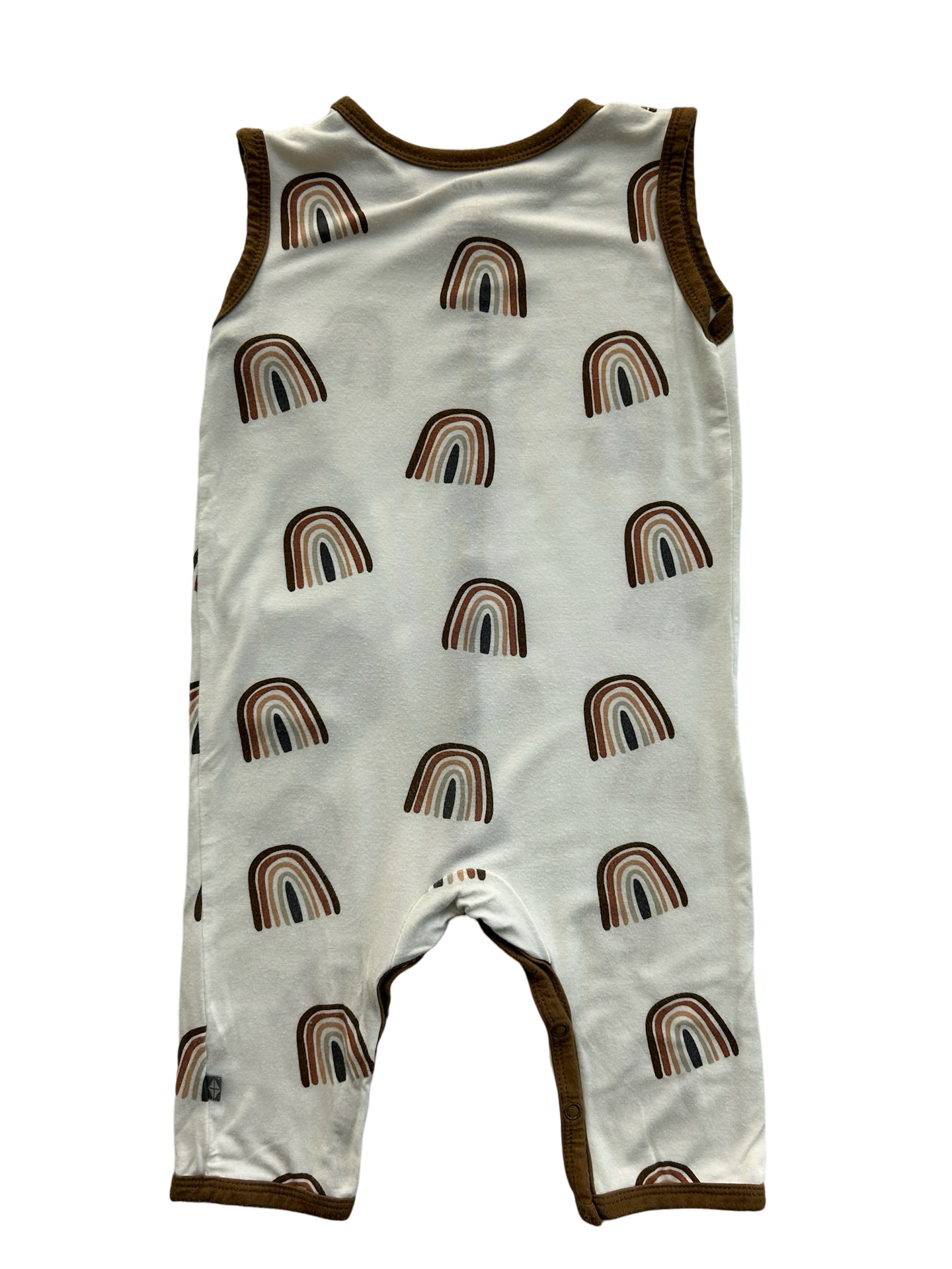 18M-24M Baby Boy / Girl Kyte Baby Bamboo Coffee Rainbow Romper