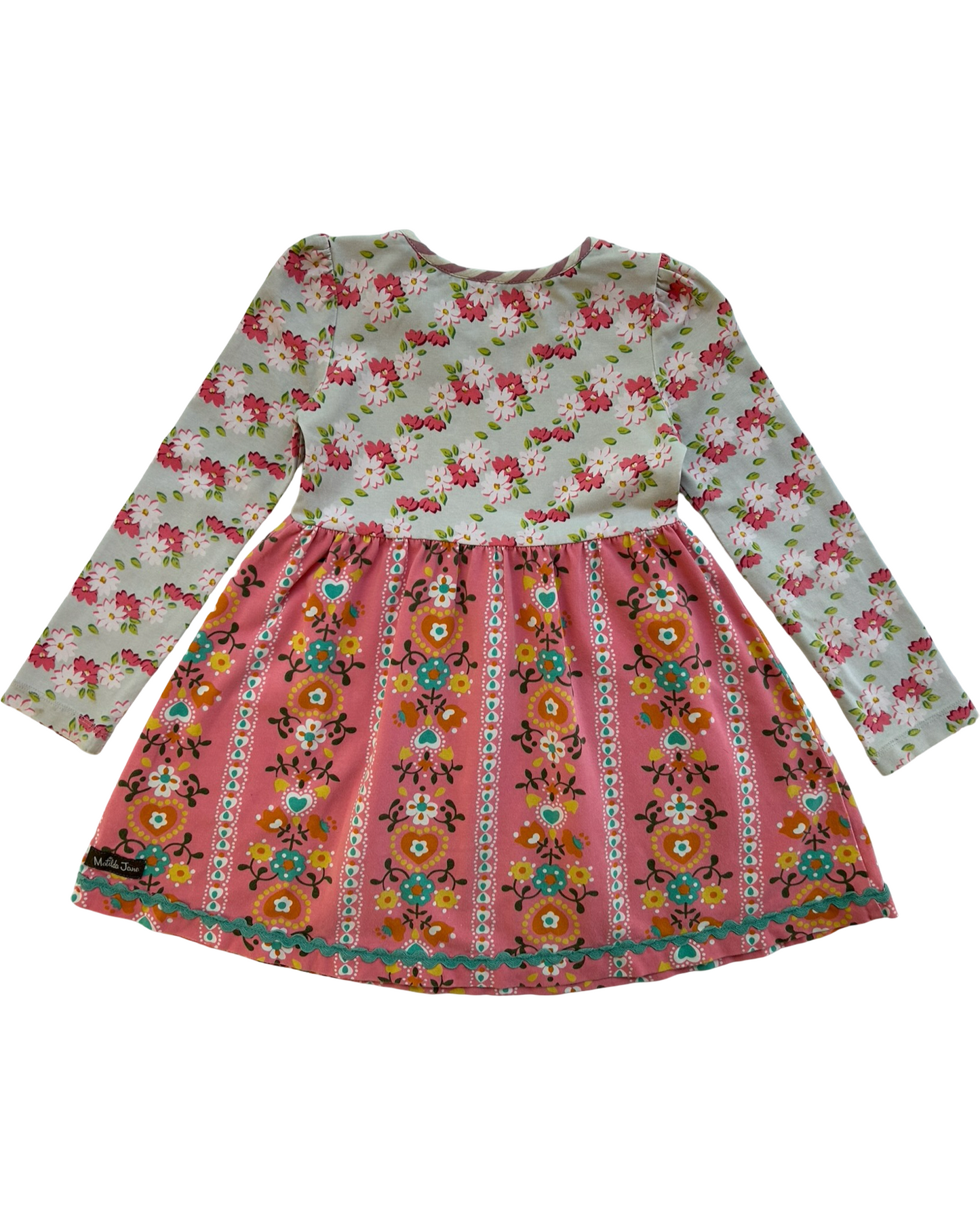 4T Toddler Girls Matilda Jane Once Upon A Time Ring Of Flowers Dress.