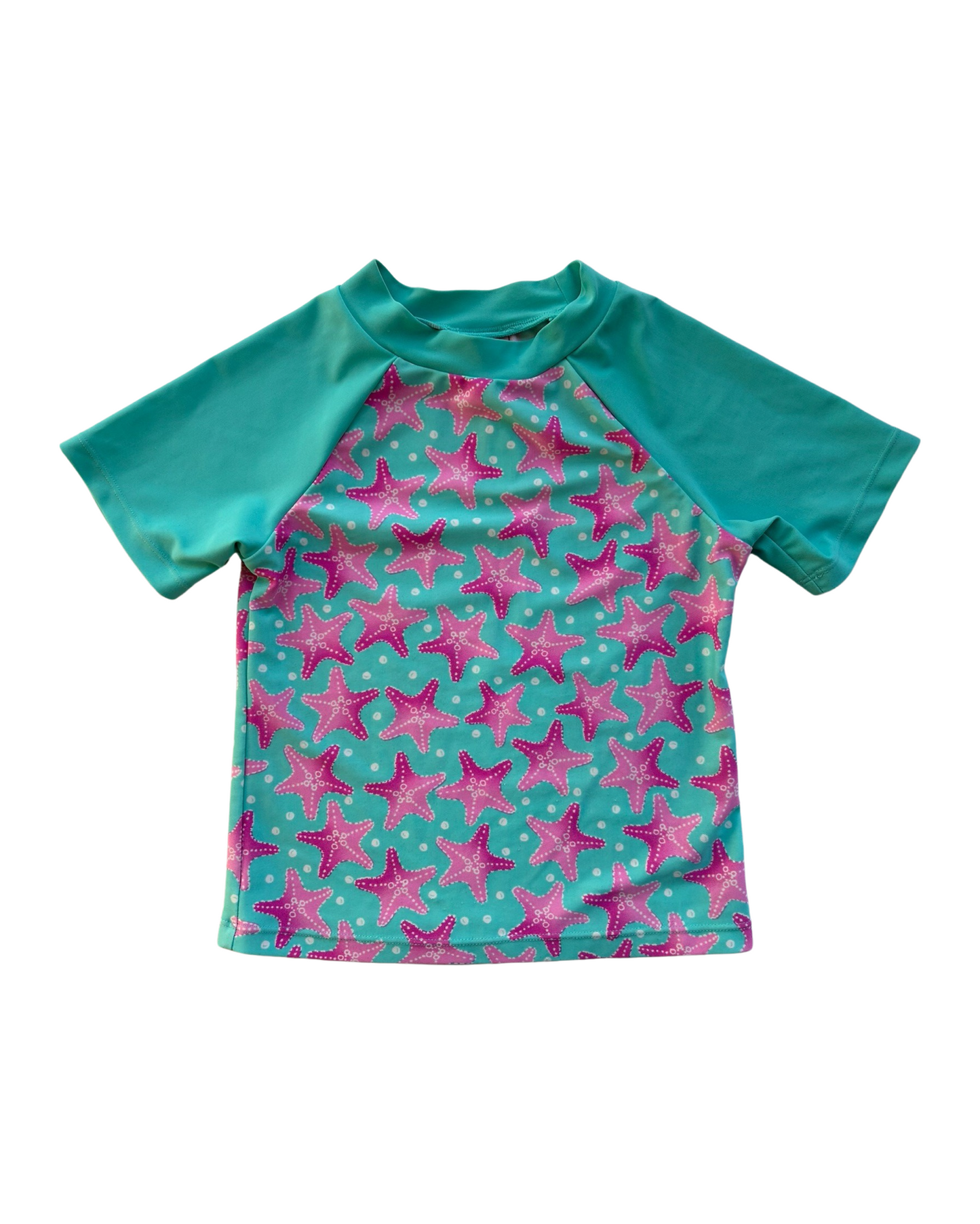 6 Toddlers Girls Floatimini Starfish Rashguard Top