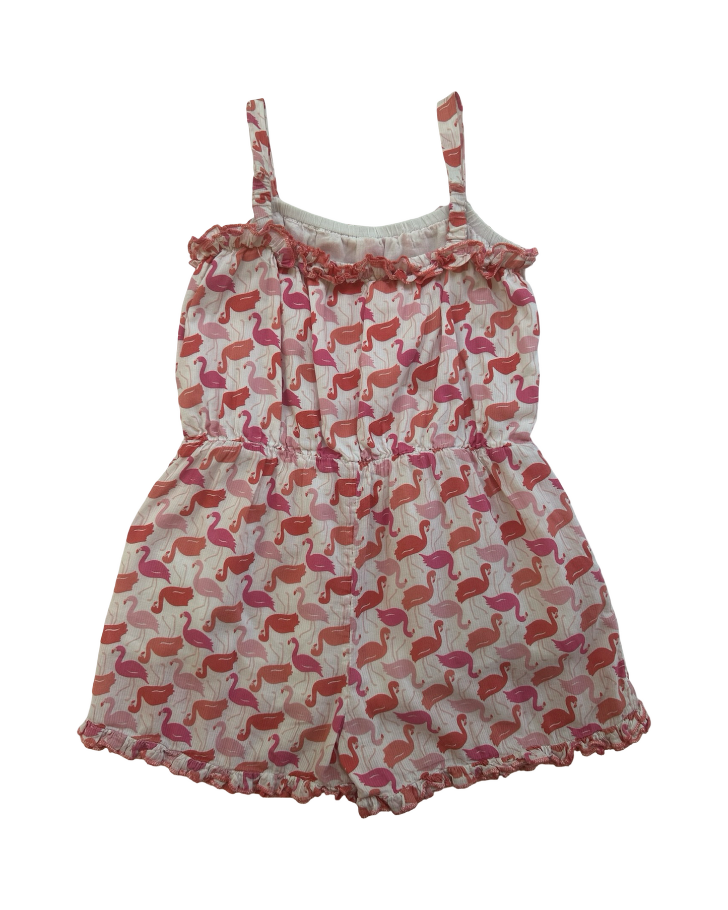4Y-5Y Toddler Girls Mini Boden Flamingo 🦩 🦩 Romper