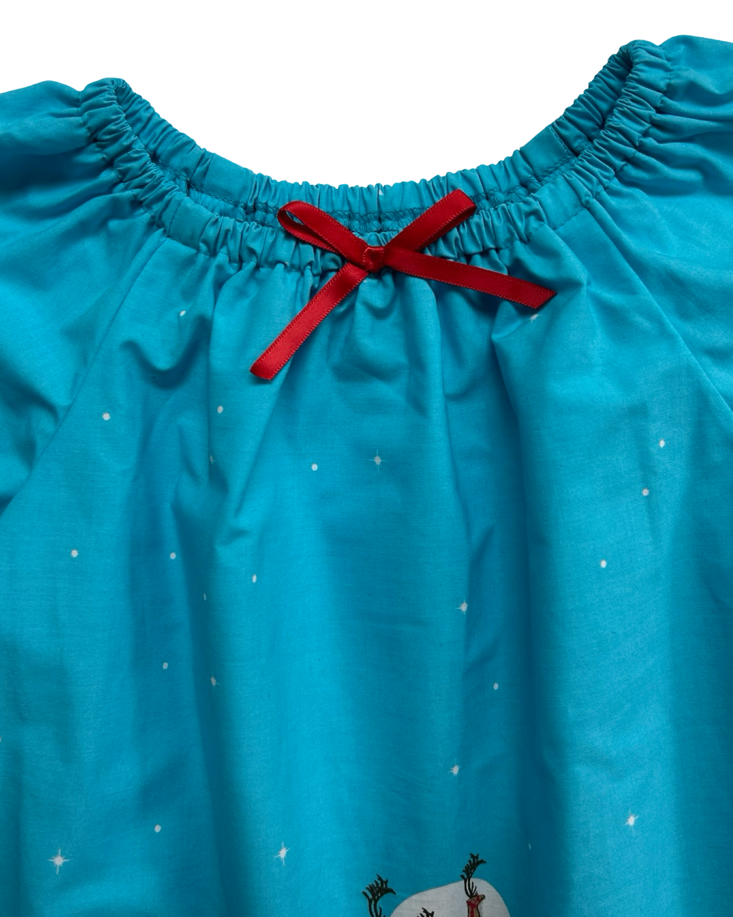 2T Toddler Girls Eleanor Rose Rhonda Polka Dots Santa Snow Christmas Long Sleeve Dress