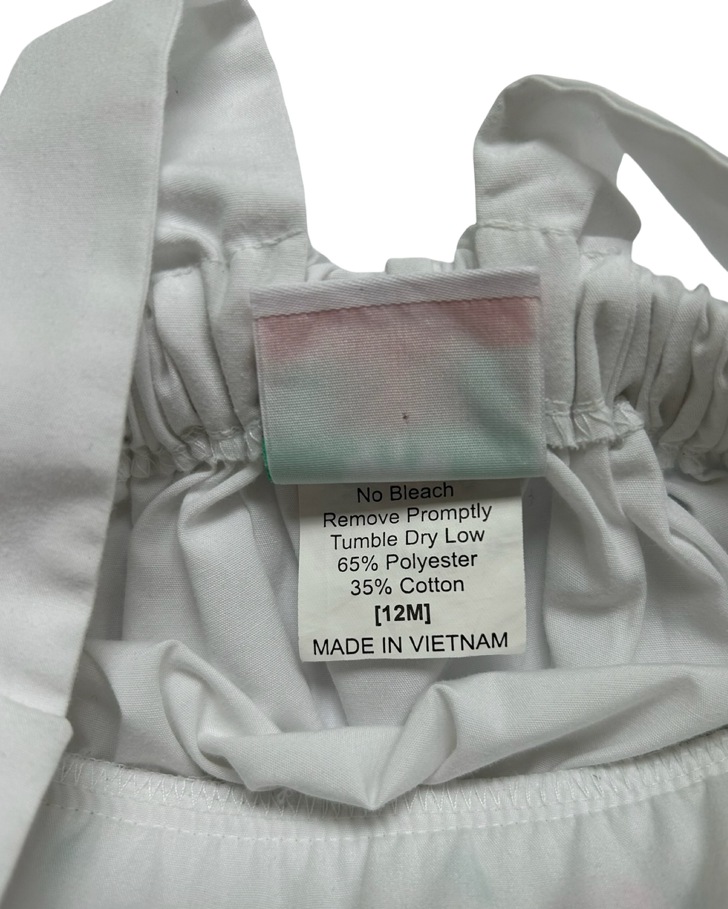 12M Baby Girls Shrimp & Grits Kids Smocked And Embroidered Fish Designs Top / Ruffled Short, 2 Pieces Set.