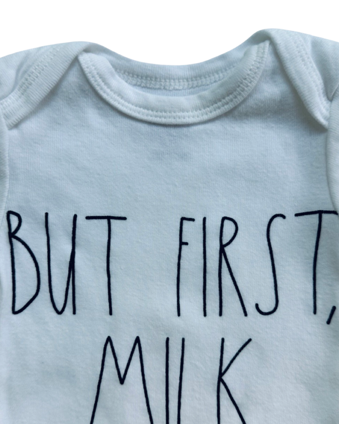 0-3M Baby Boy / Girl Rae Dunn White Onesies