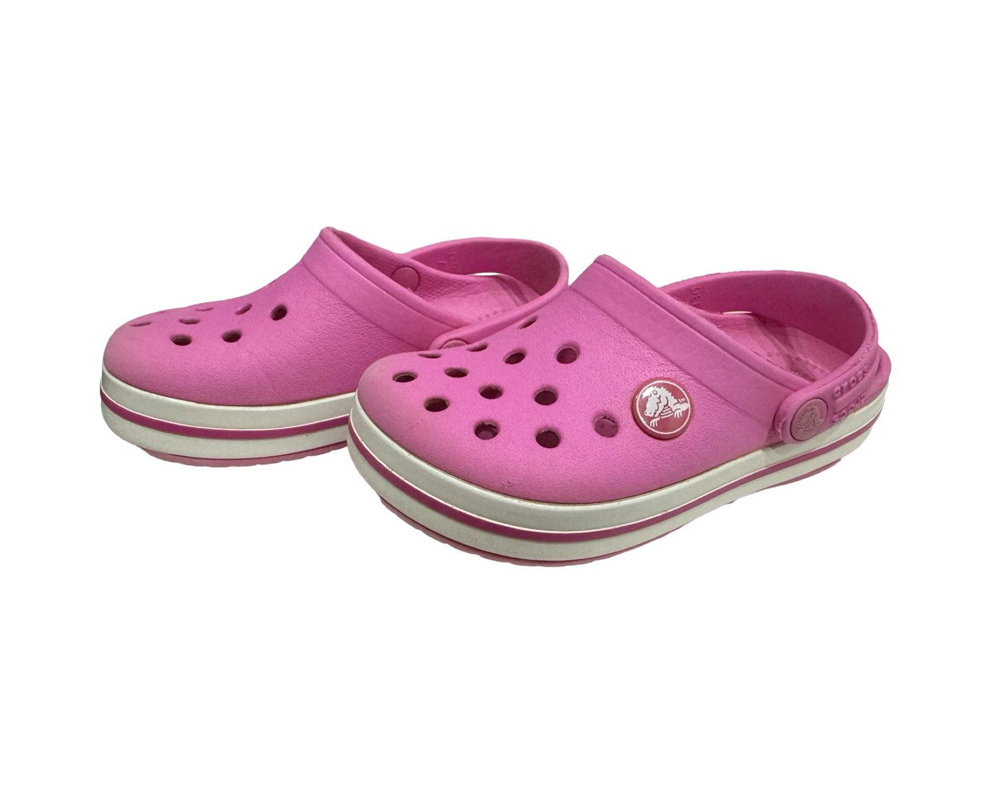 9C Toddler Girl Pink Classic Crocband Crocs Shoes