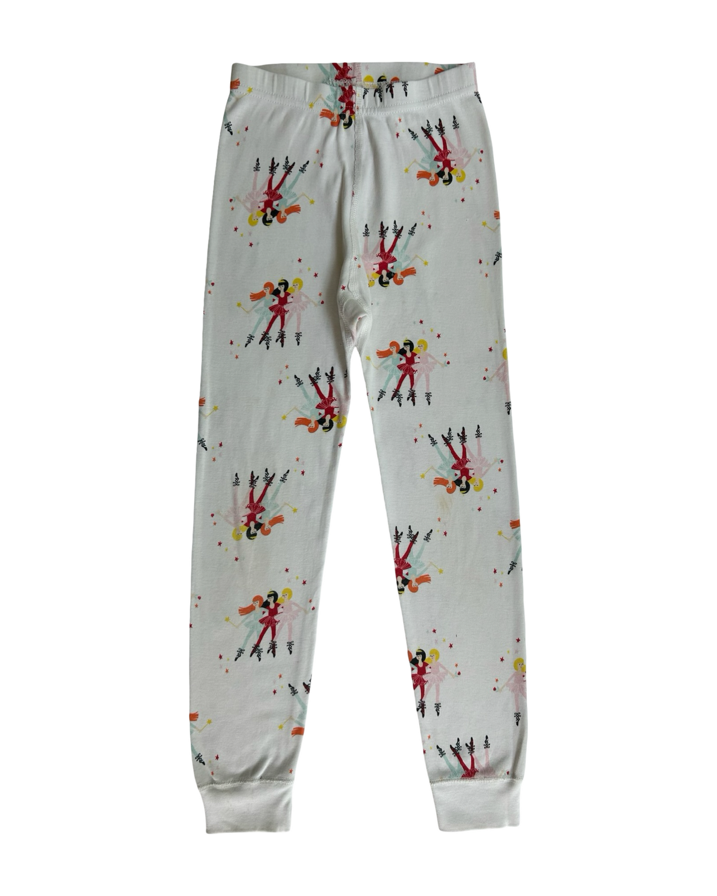 6T-7T Toddler Girl Hanna Andersson Holiday Print Christmas PJs