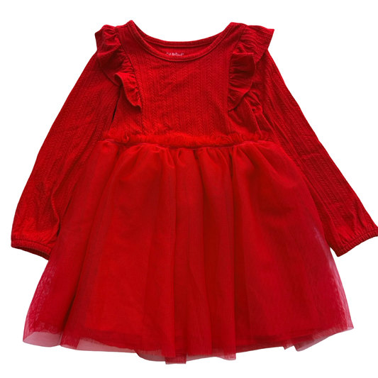 3T Toddler Girl Red Tulle Cat & Jack Dress