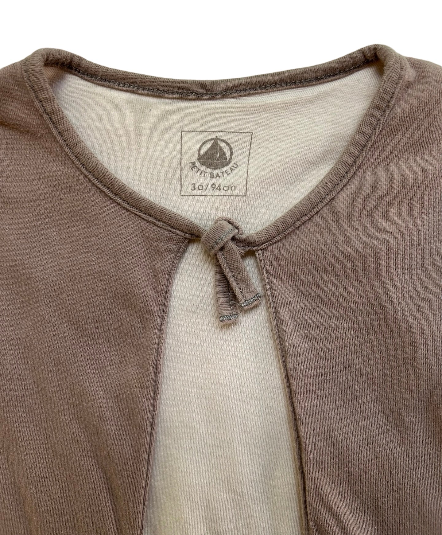 3T Toddler Girl Petit Bateau Sweet Sweat Jacket Cardigan.