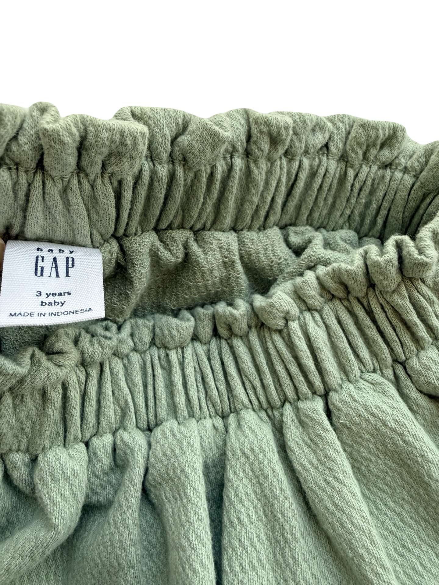 3T Toddler Girls Gap Sage Green Skort with attached shorts underneath