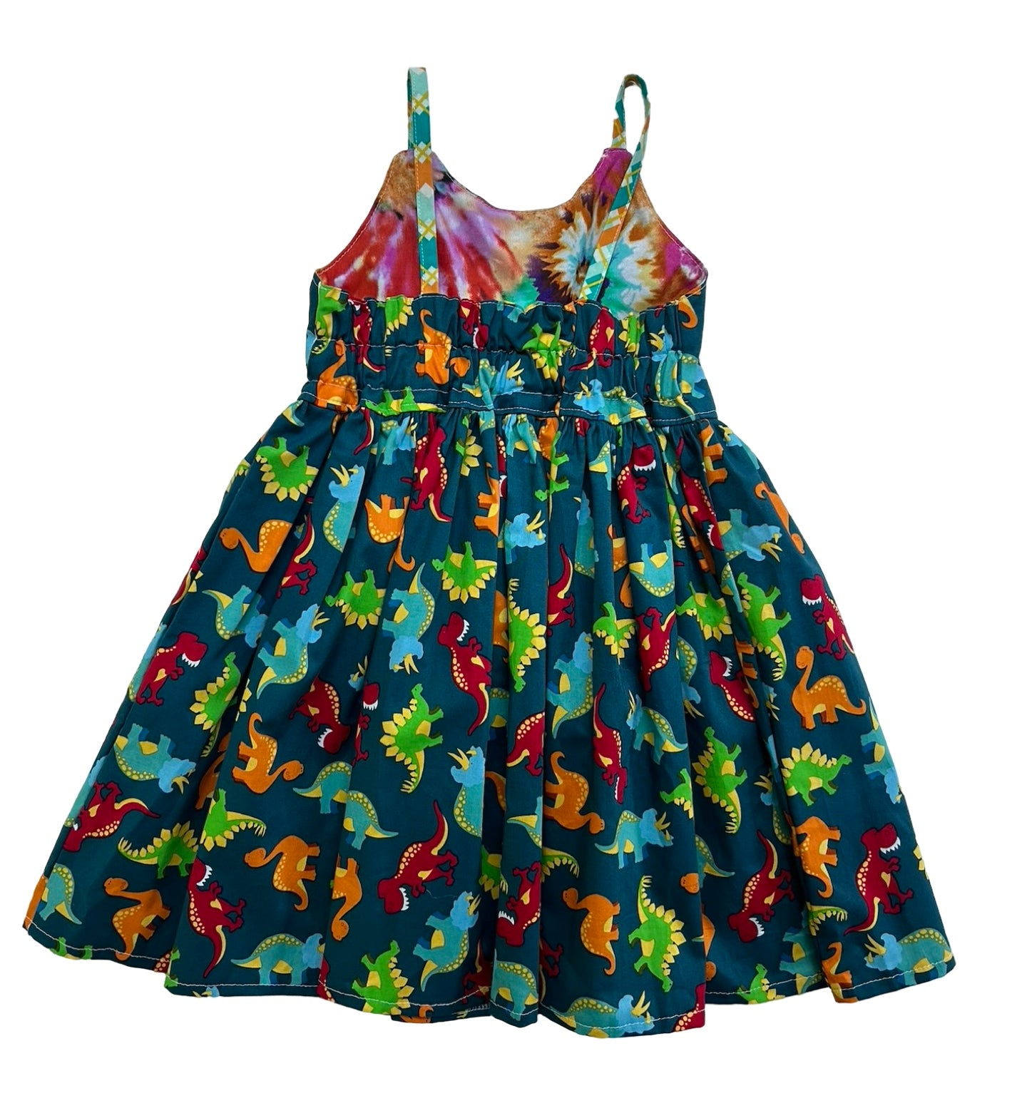 4T Toddler Girls Kelly Ellis Designs Dinosaurs Print Dress Sleeveless.