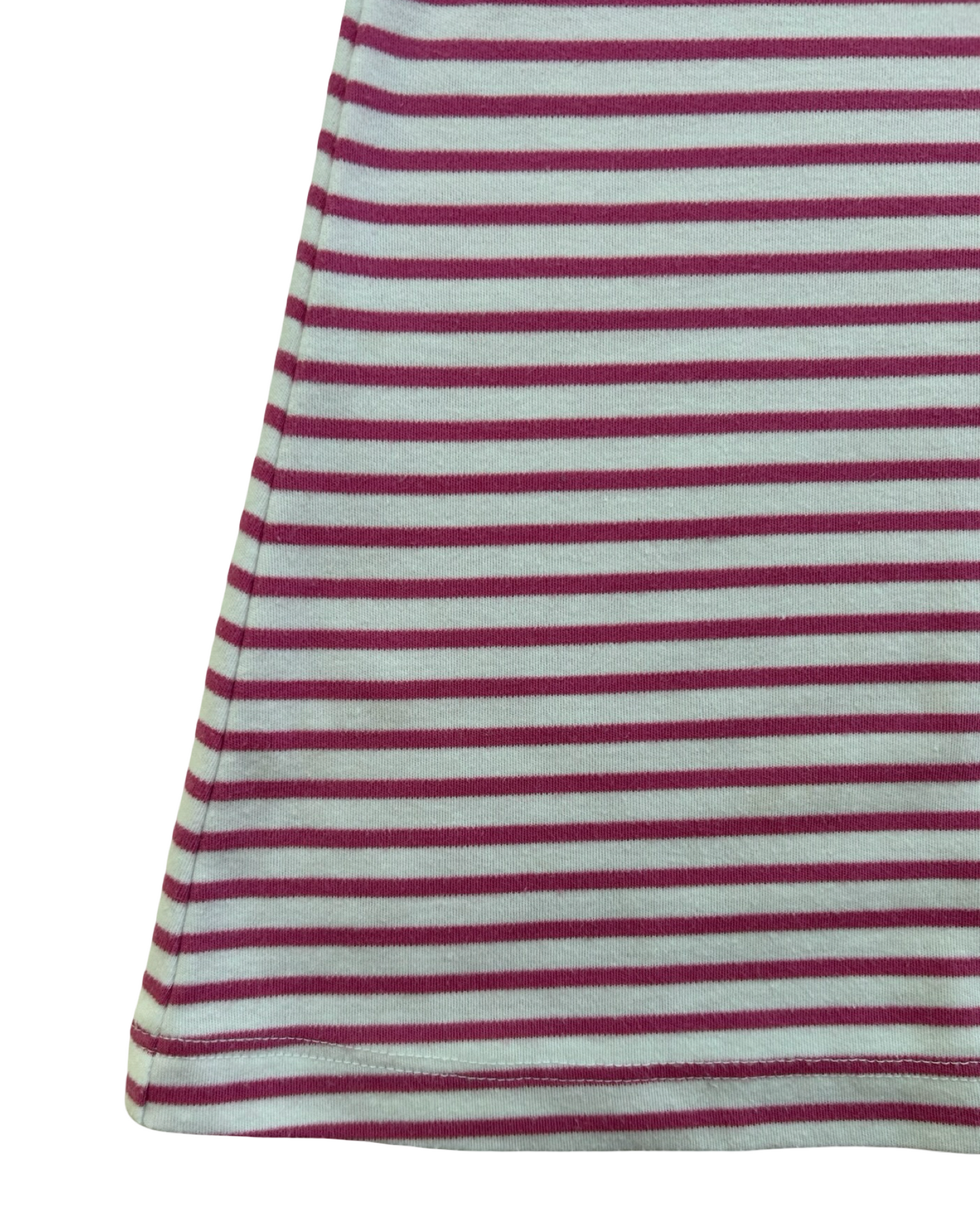 4 Toddlers Girls Shower Me With Love Striped Collared Sleeveless Dress.