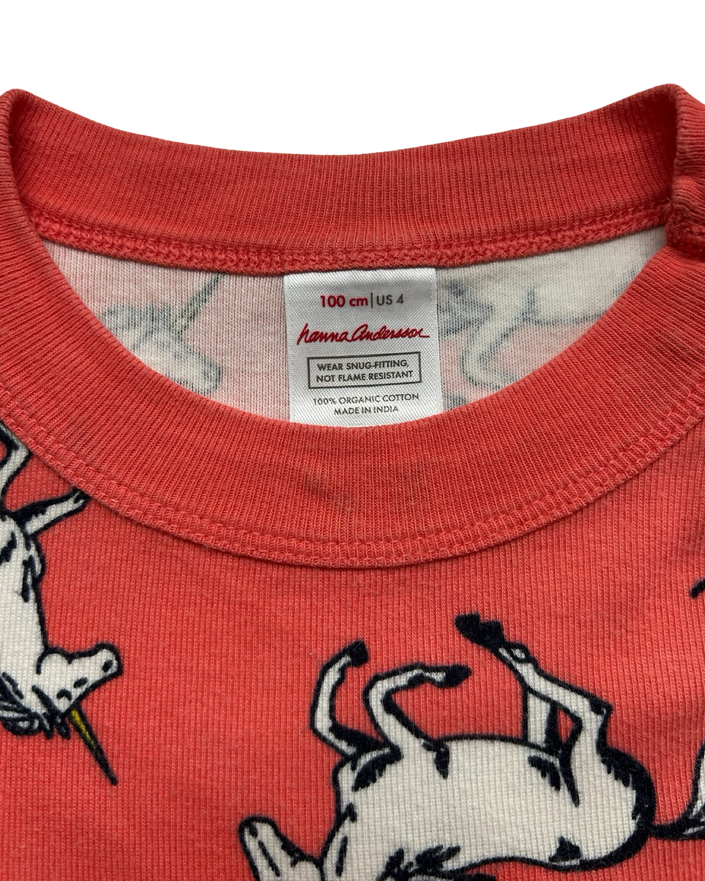 4T Toddlers Girls Hanna Andersson Short John’s Unicorns 🦄 PJs Set 2 Piece Organic Cotton