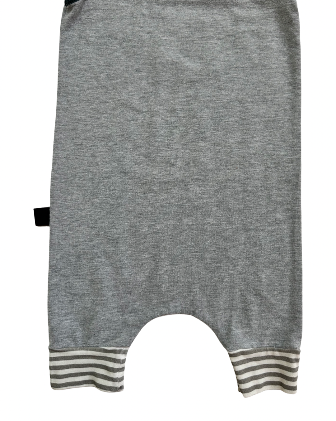 12-18M Baby Boy RAGS to Raches Gray Hooray Owl Tank Shortie Romper