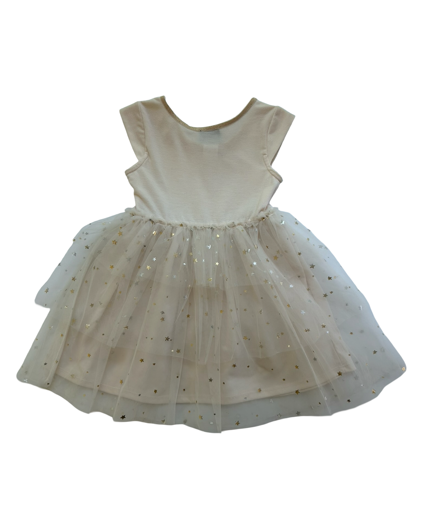 4T Toddler Girl Pink & Violet Stars Tutu Sequin Dress