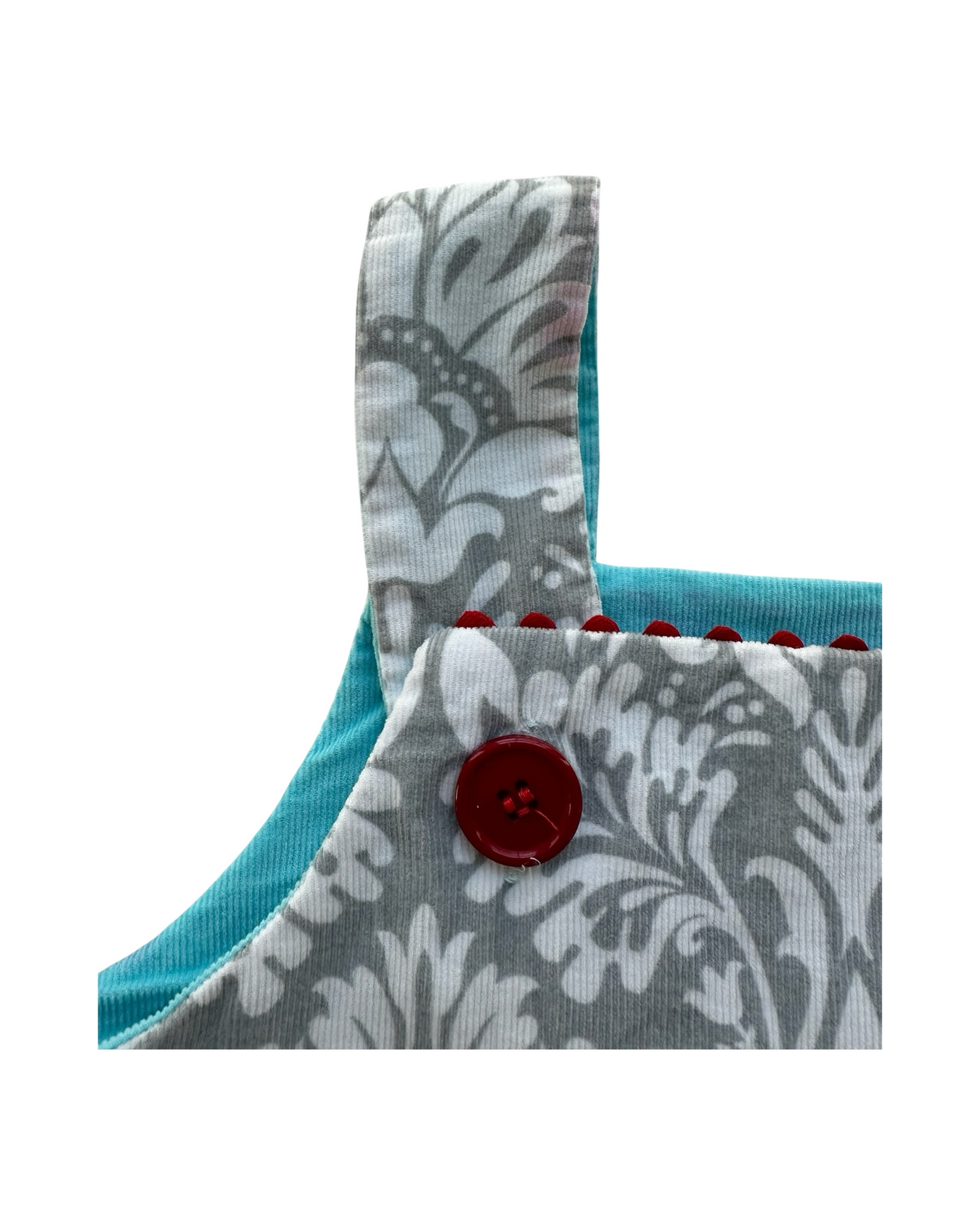 6T Toddler Girls Shrimp & Grits Reversible Bird 🐦/ Santa Claus 🎅 Corduroy Dress.