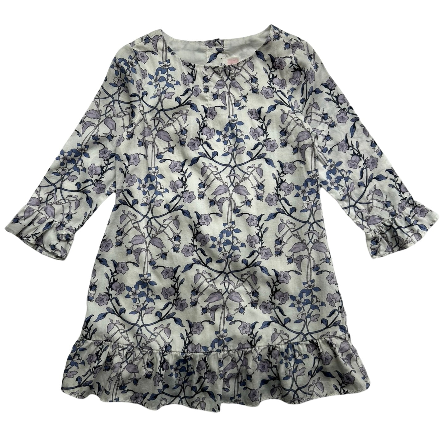 2T Toddler Girls Janie & Jack Fall Floral Long Sleeves Dress