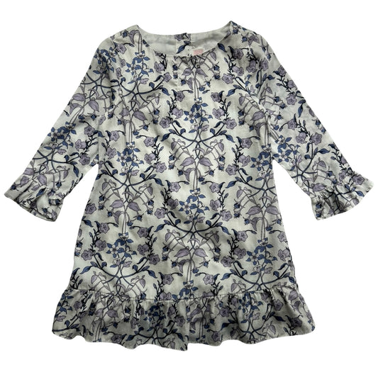 2T Toddler Girls Janie & Jack Fall Floral Long Sleeves Dress