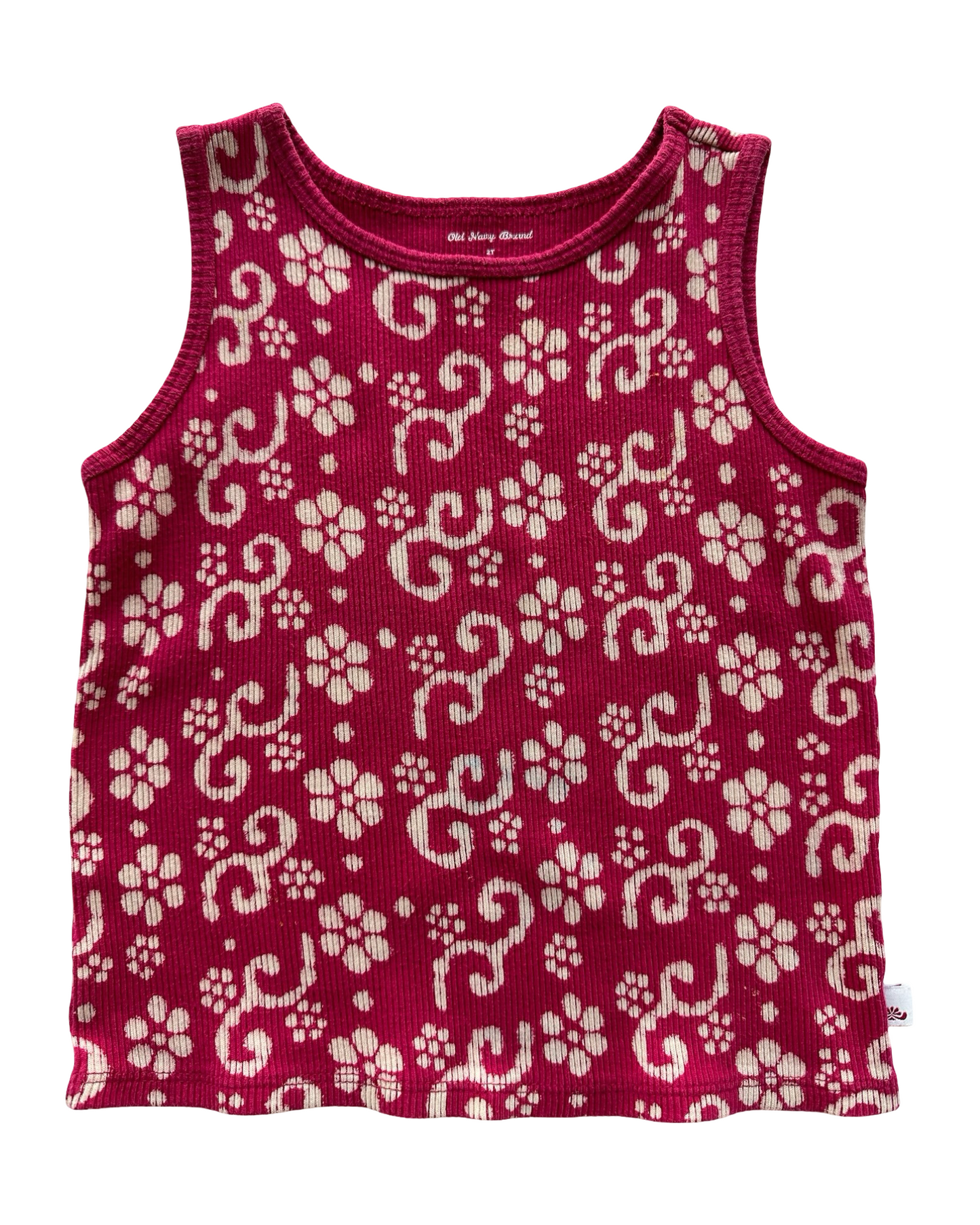 2T Toddler Girls Old Navy Floral Tank Top.