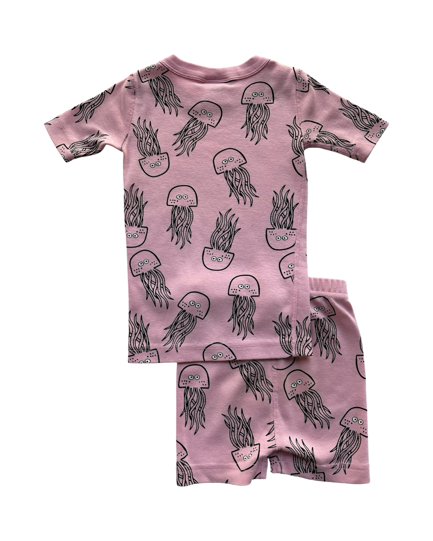 4T Toddler Girls Hanna Andersson Jellyfish Organic Cotton Pjs 2 Pieces Set