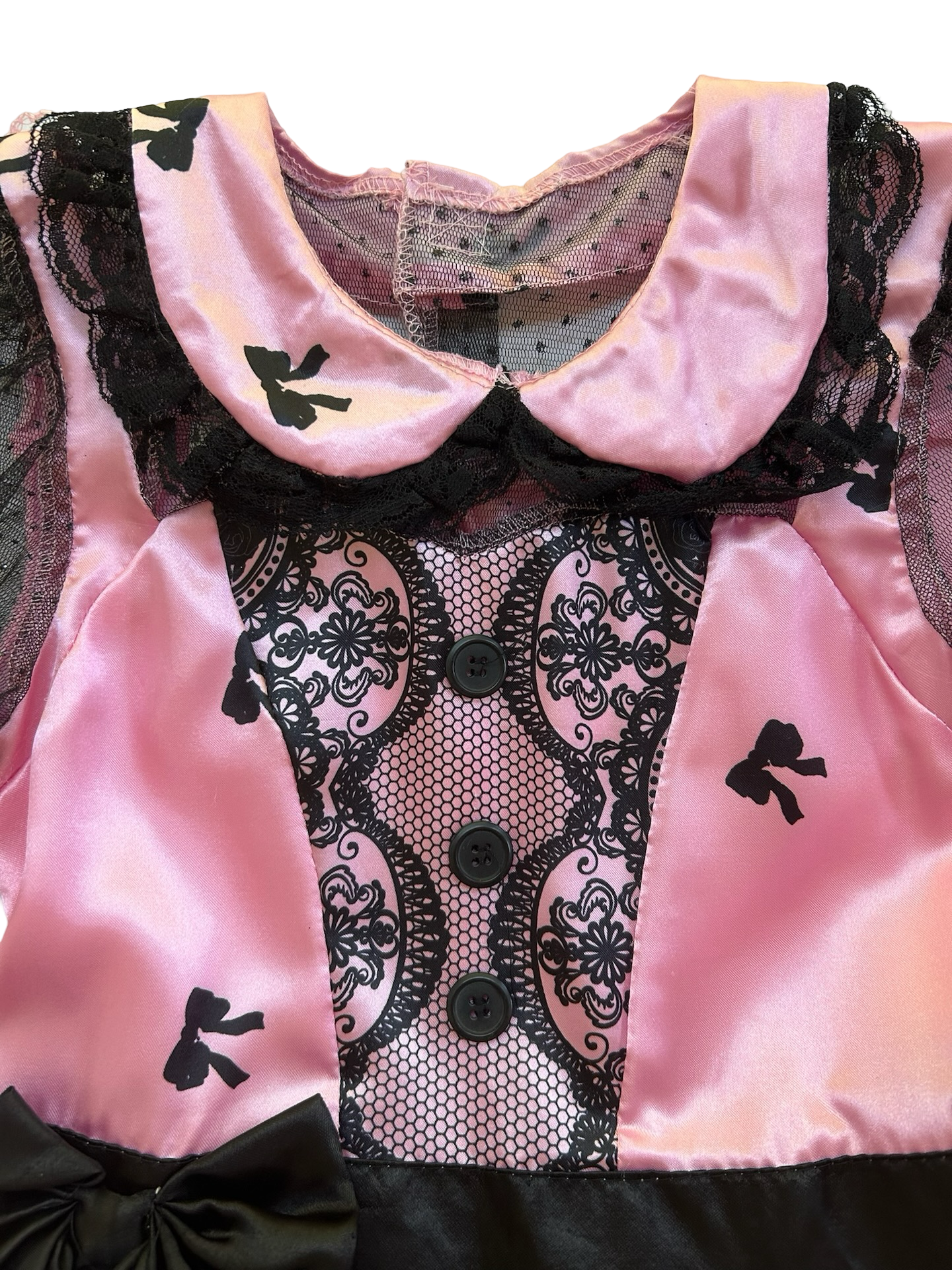 4T /5T / 6x Girls Small Hyde And Eek! Pink Wicked Wind-Up Doll Steampunk Halloween Costume