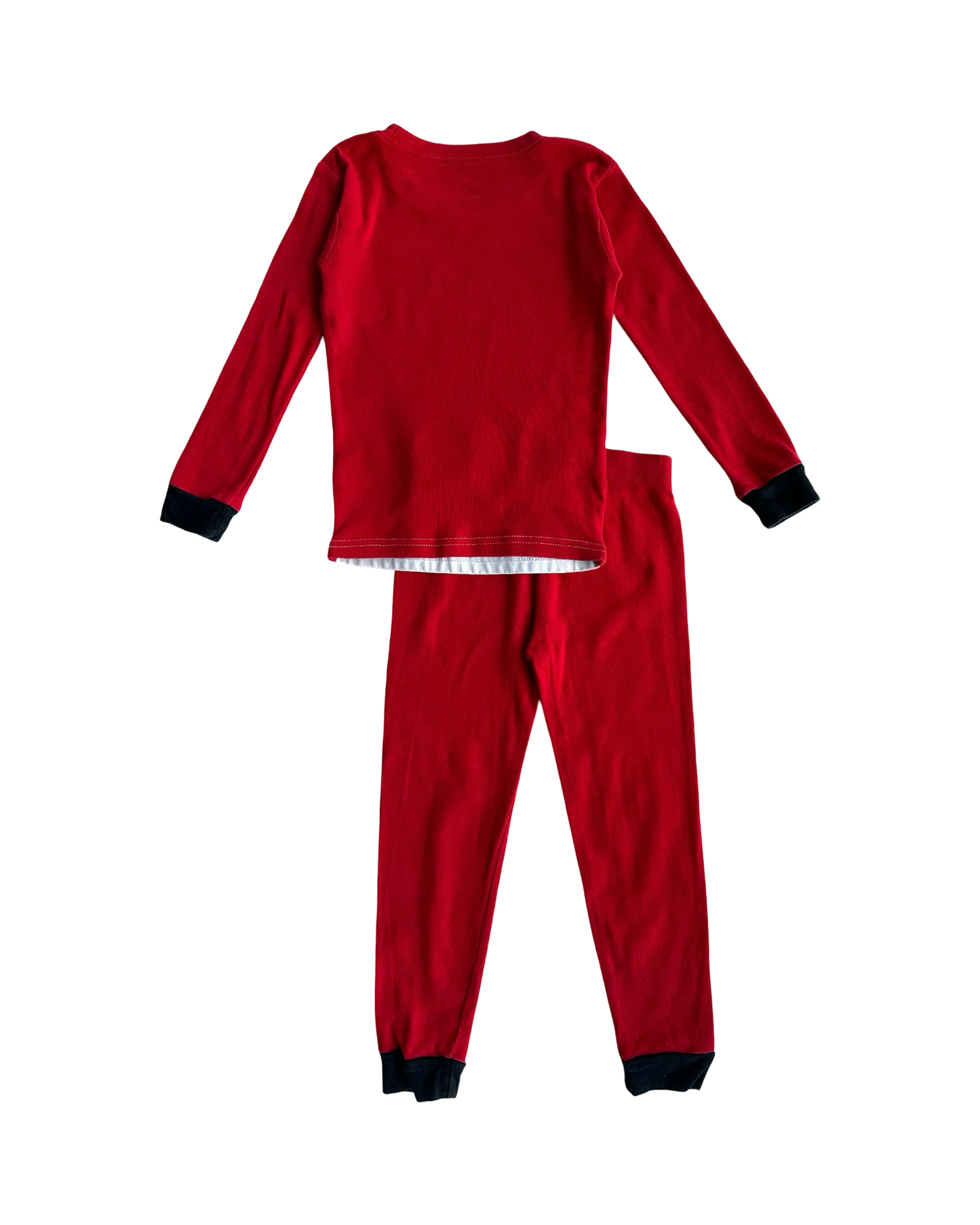 3T Toddler Boy Carter’s Striped Santa Claus Christmas Pajamas 2 Pieces Set