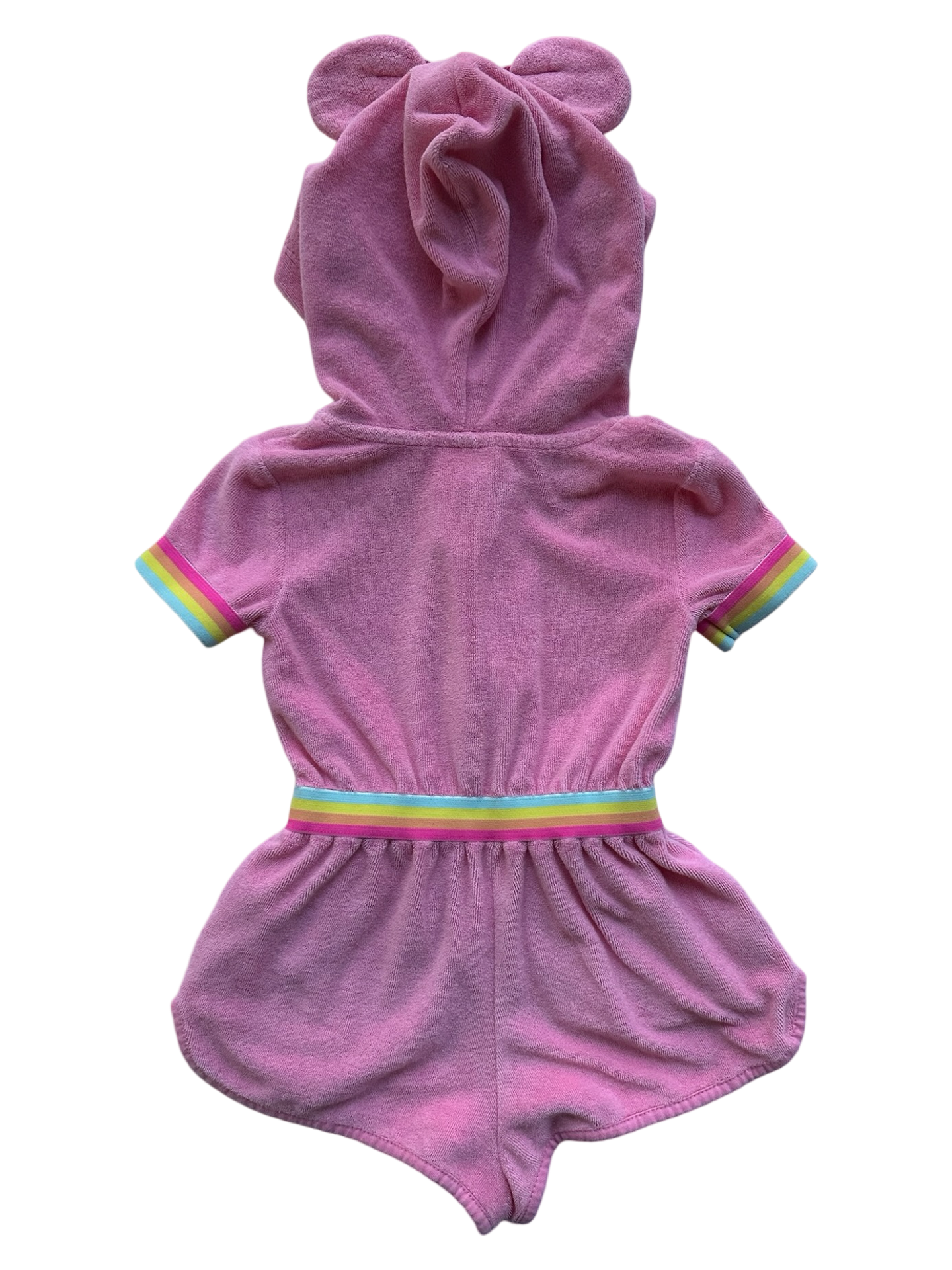 2T Toddler Girls Disney Minnie Mouse Swim Cover Up Romper Hoodie