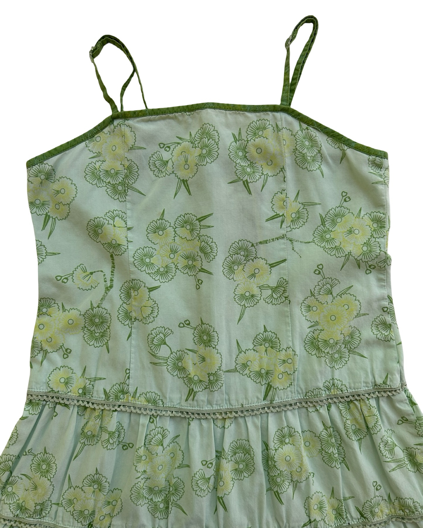 4T  Toddlers Girls Old  Navy Floral Printed, Sleeveless Tiered, Ruffle Tiers Dress.