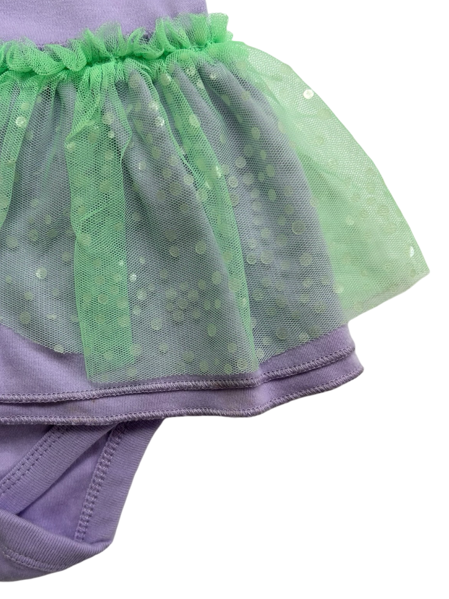 18M - 24M Baby Girls Disney Baby Ariel Mermaid 🧜‍♀️ Tutu Bodysuit Costume Romper.