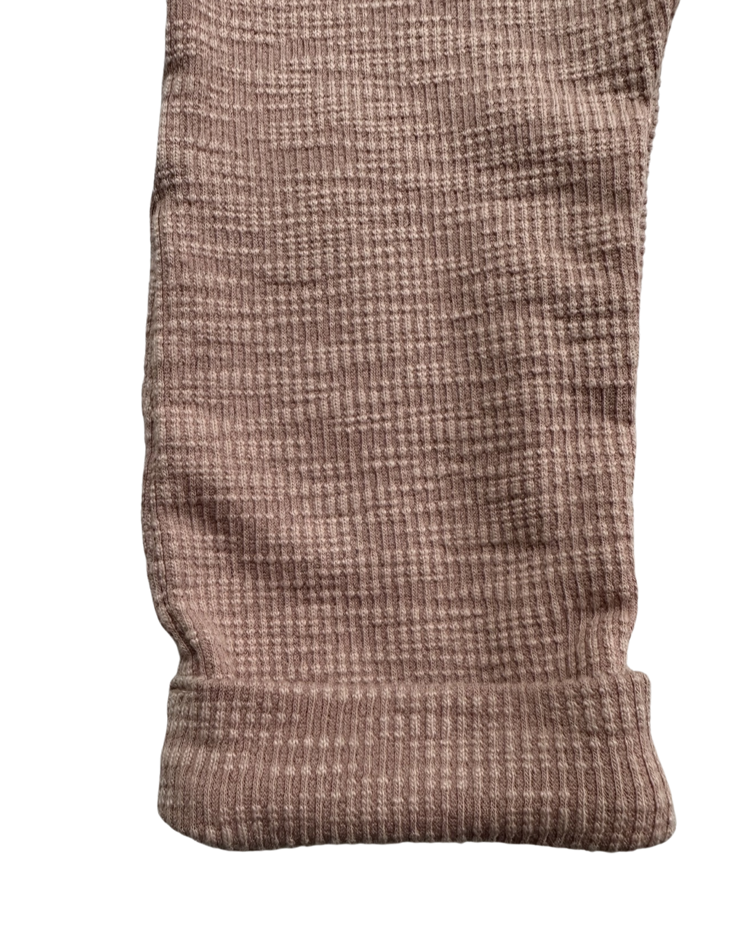 3-6M Baby Girl Dusty Rose Flutter Sleeve Romper