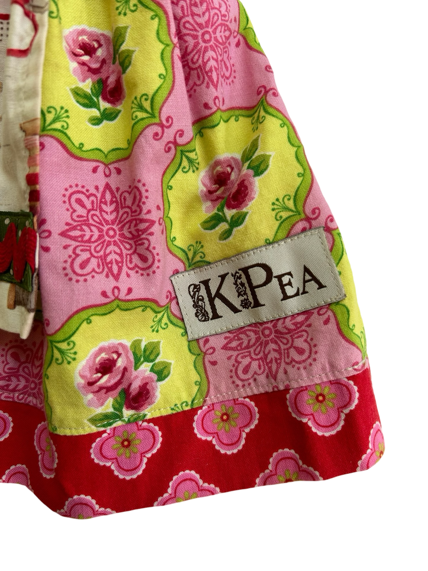 24M KPea Baby Girl’s Multicolor Dress Sleeveless Ruffle Floral.