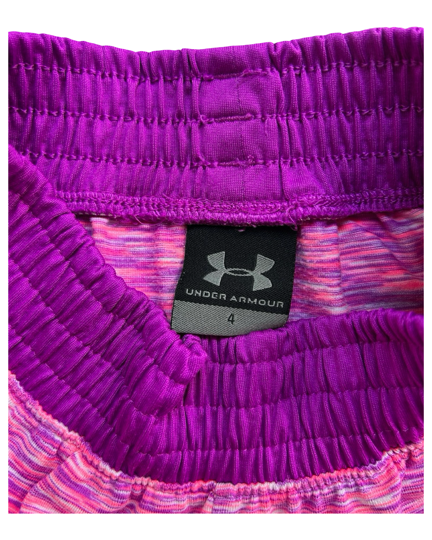 4T Toddler Girls Under Armour Purple Record  Breaker Athletic Shorts