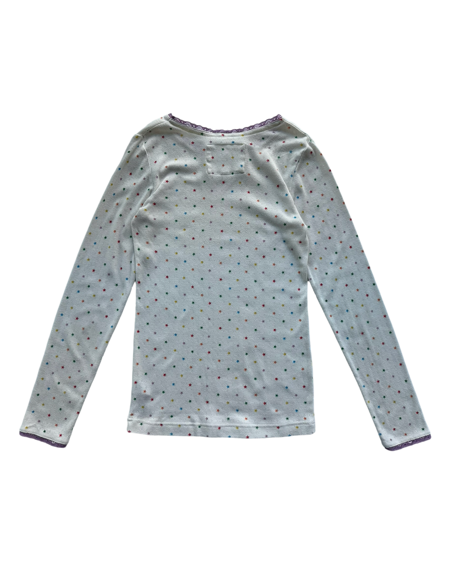 13Y-14Y Youth Girls Boden Long Shirt Polka Dots Pjs.