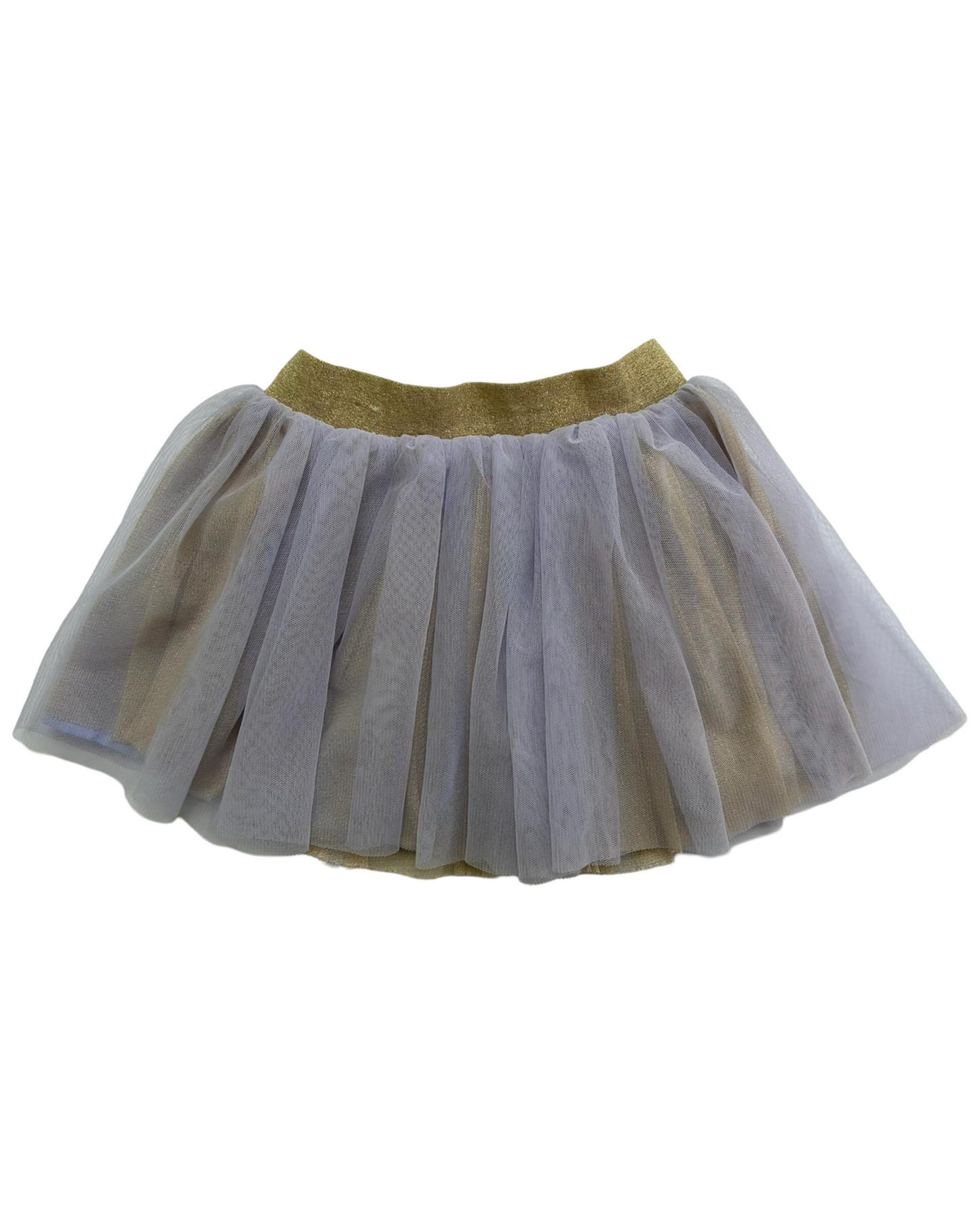 18M-24M Baby Girl H&M Lavender & Gold Tulle Skirt