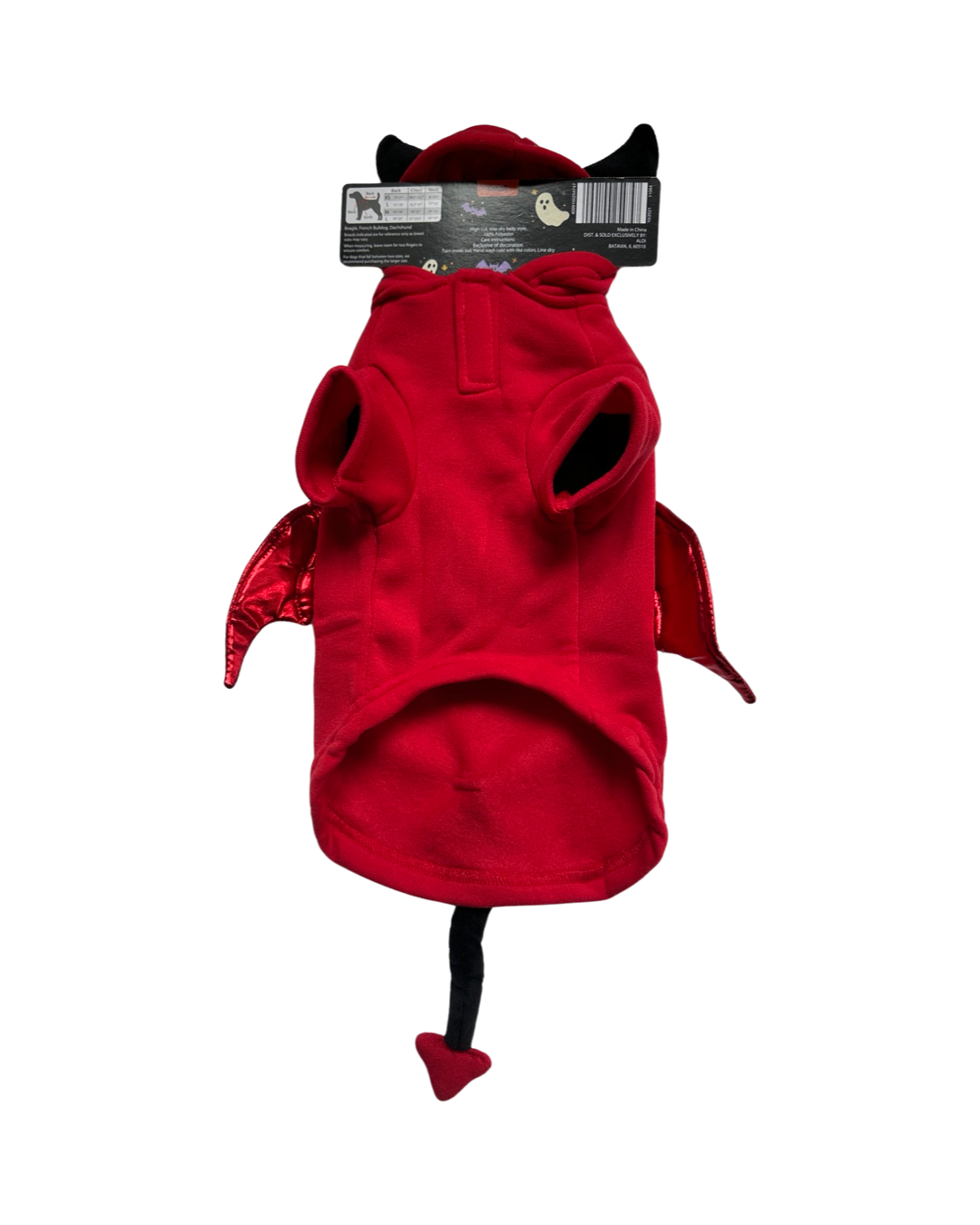 NEW Size Small Red Devil Pet Halloween Hoodie Dog Pet Halloween Costume  NWT
