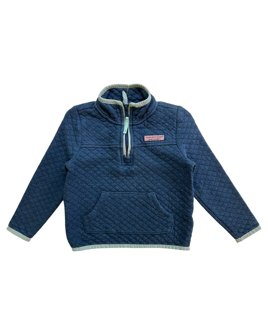 3T Toddlers Boys Vineyard Vines Quarter Zip And Quilted Texture Sweater