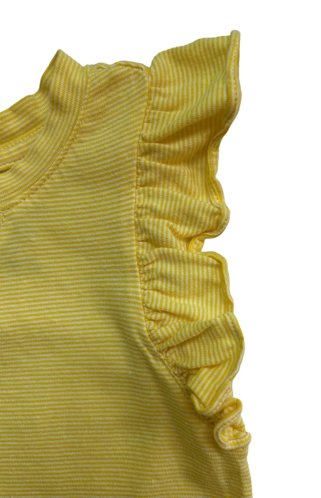 6M - 12M Baby Girl Baby Gap Ruffle Striped Dress