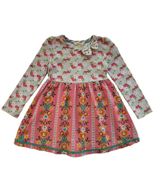 4T Toddler Girls Matilda Jane Once Upon A Time Ring Of Flowers Dress.