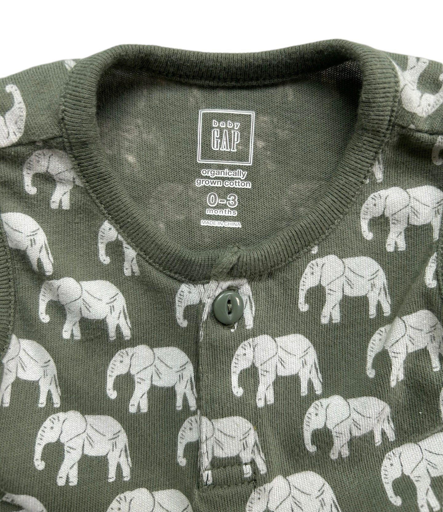 0-3M Baby Gap Bay Boy Cotton Tank Shorty One-Piece Romper